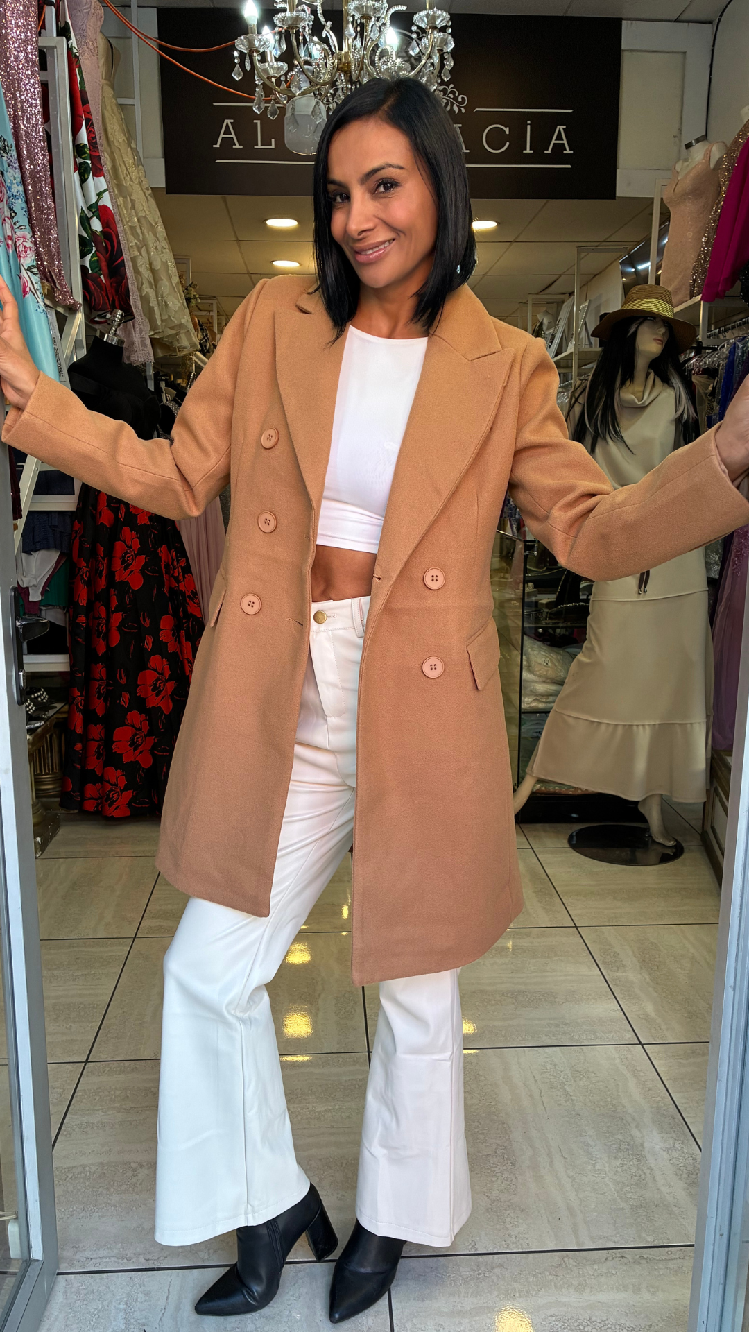 ABRIGO MALENA CAMEL