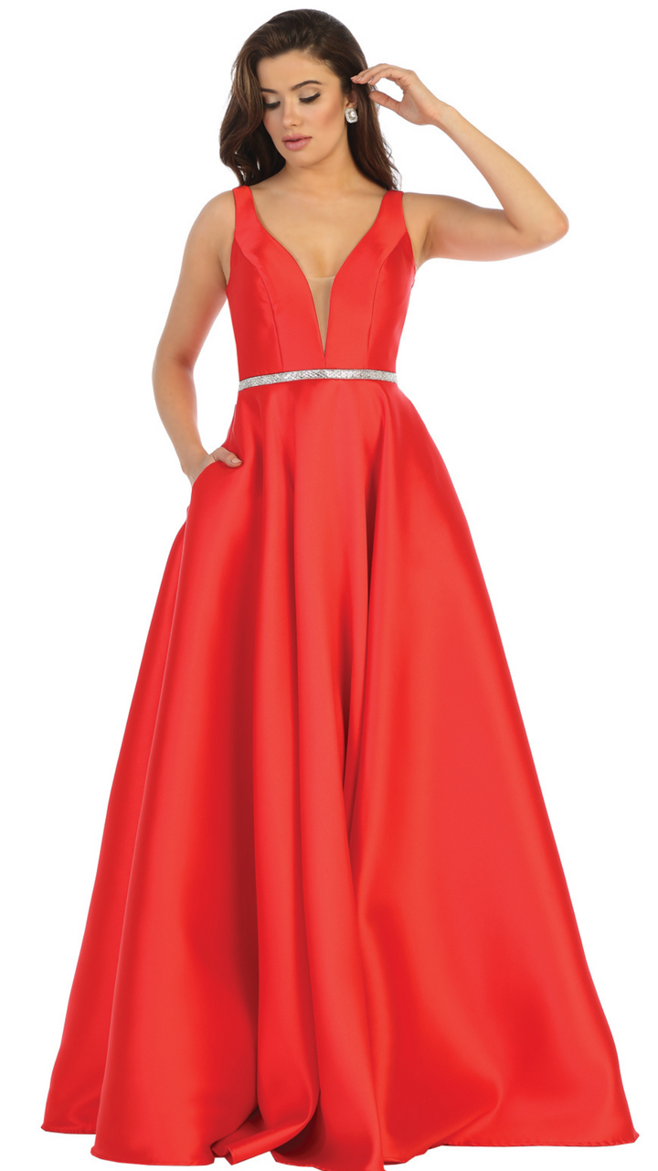 Vestido Viola Rojo