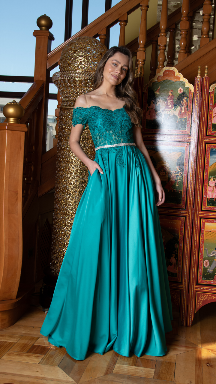 Vestido Aurelia Verde