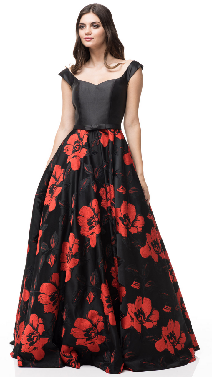 Vestido Rebeca Print Black
