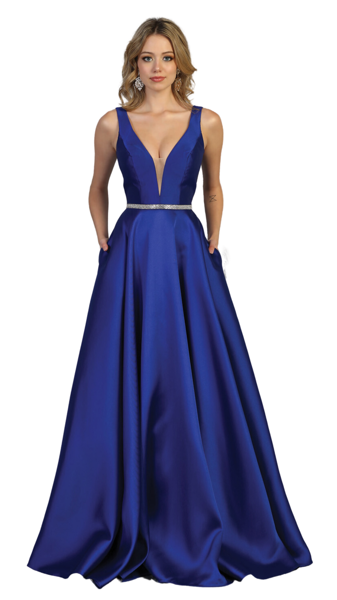 Vestido Viola Azul Rey