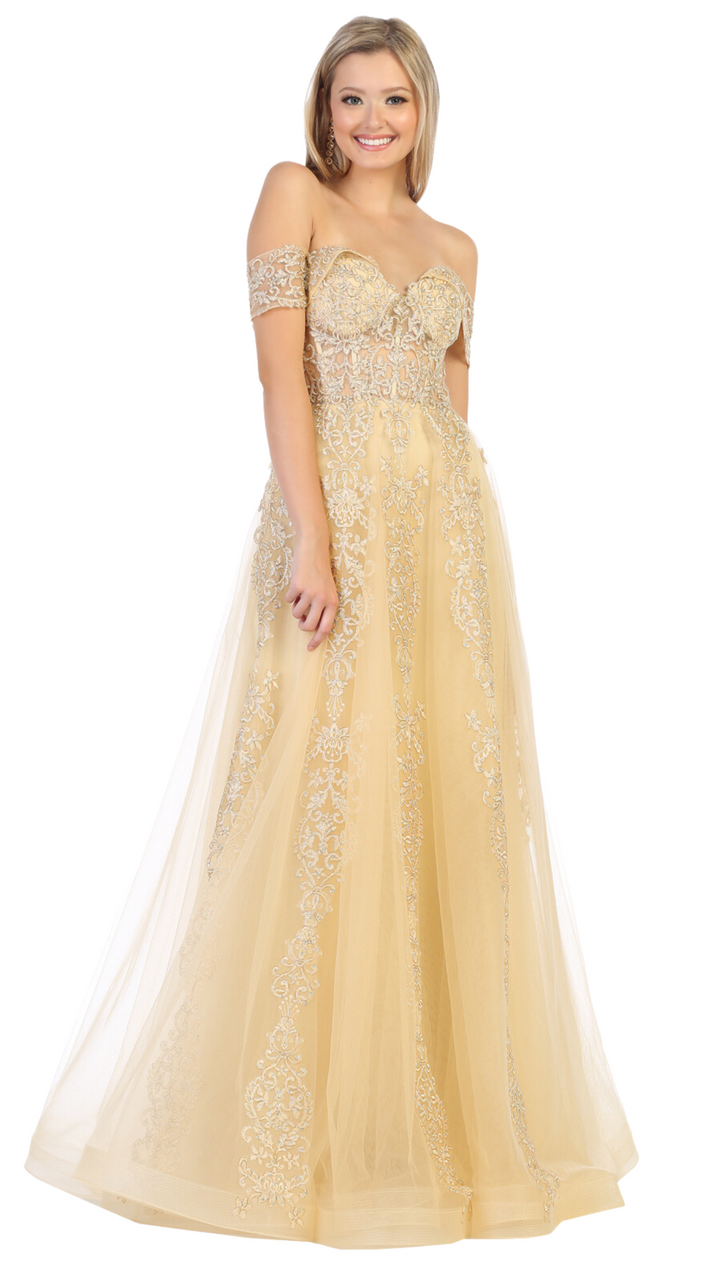 Vestido Icarus Gold