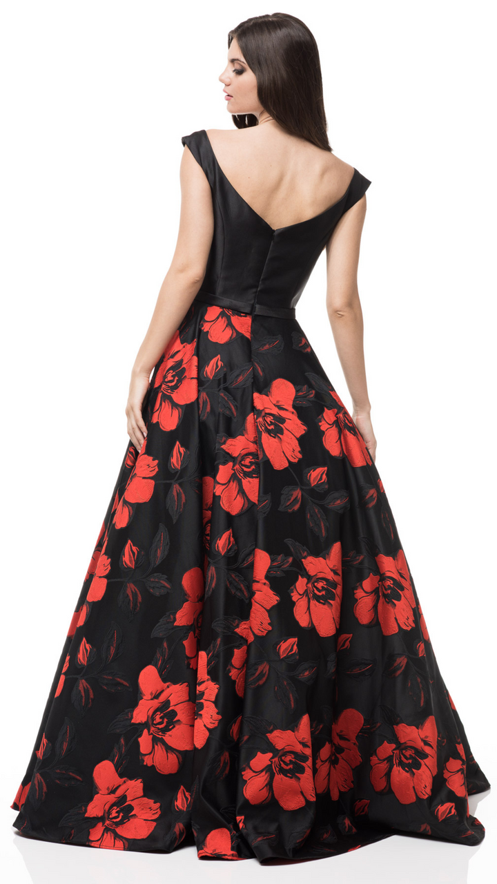 Vestido Rebeca Print Black