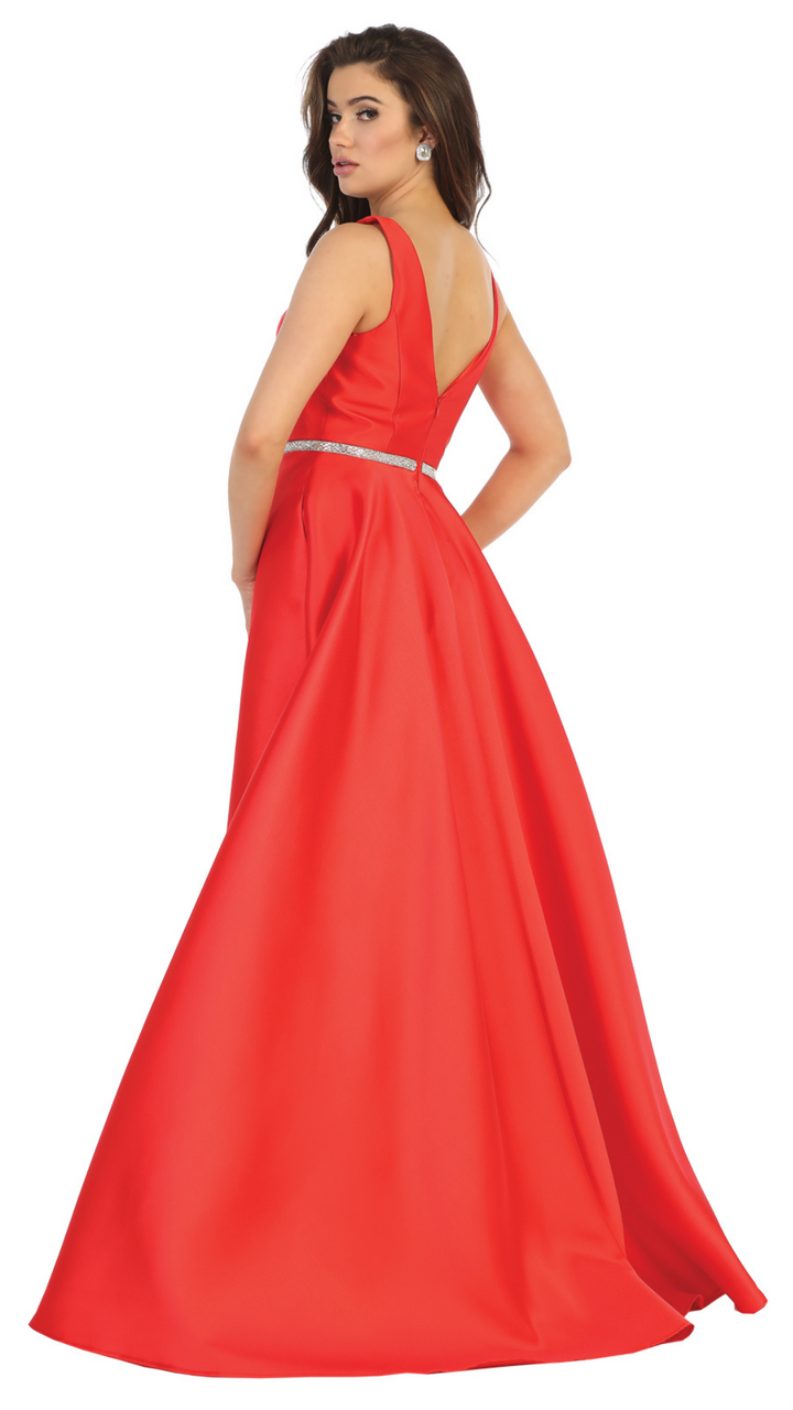 Vestido Viola Rojo