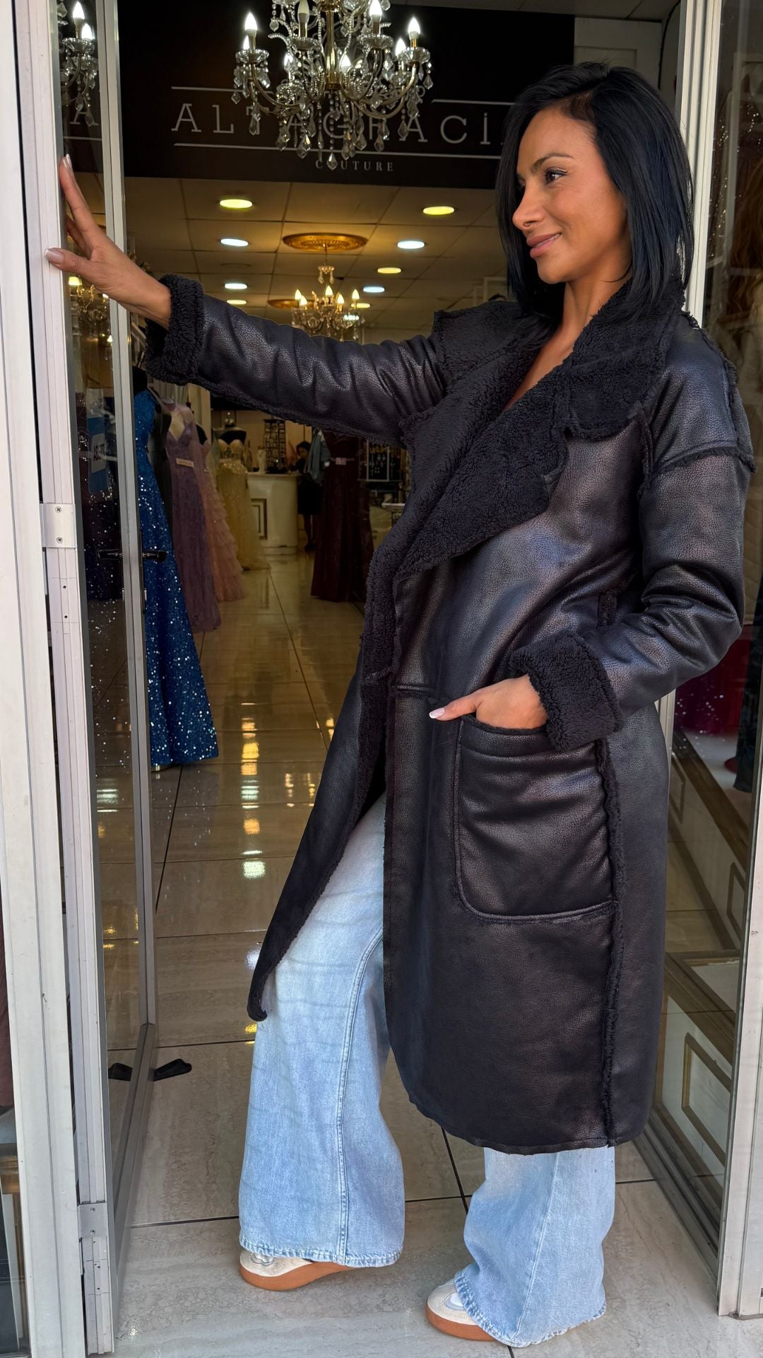ABRIGO MELANIA BLACK