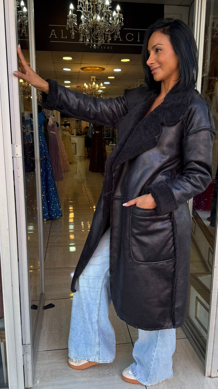 ABRIGO MELANIA BLACK