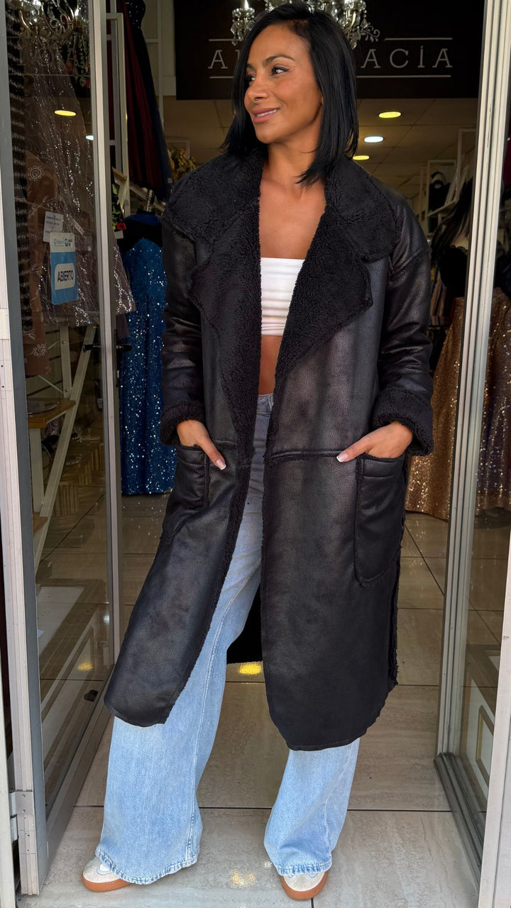 ABRIGO MELANIA BLACK