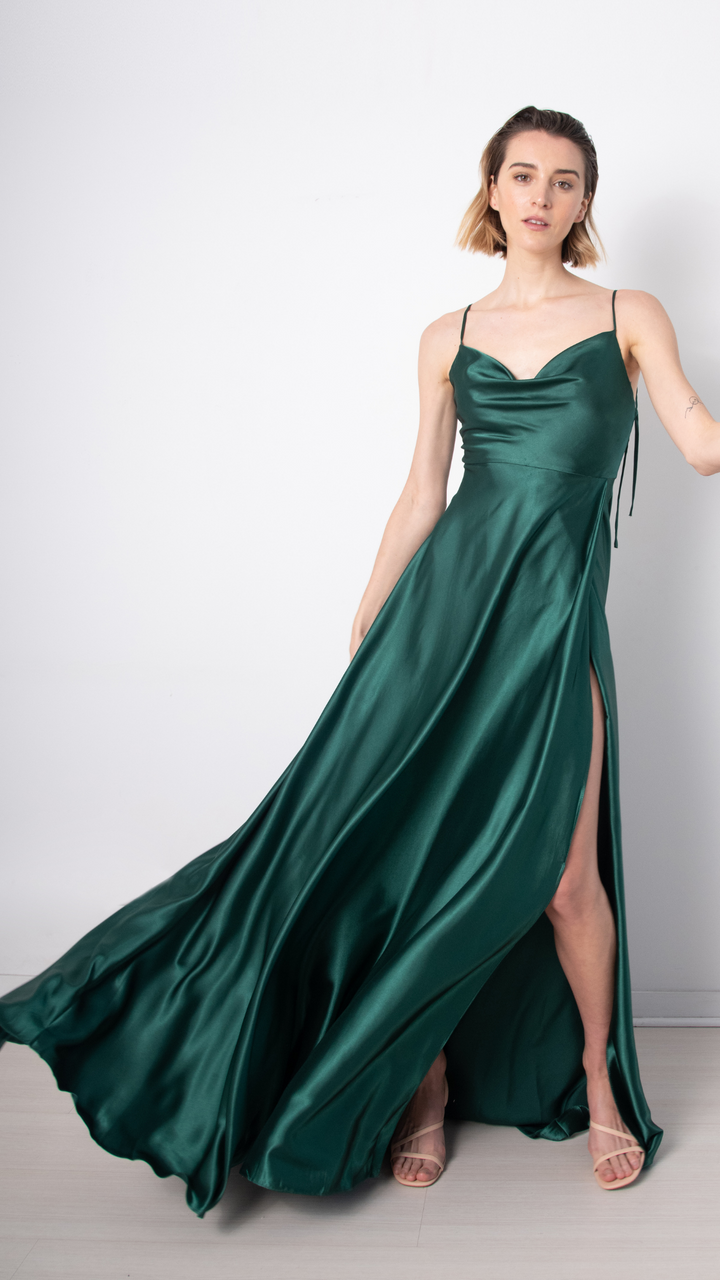 VESTIDO OLIVIA ESMERALDA
