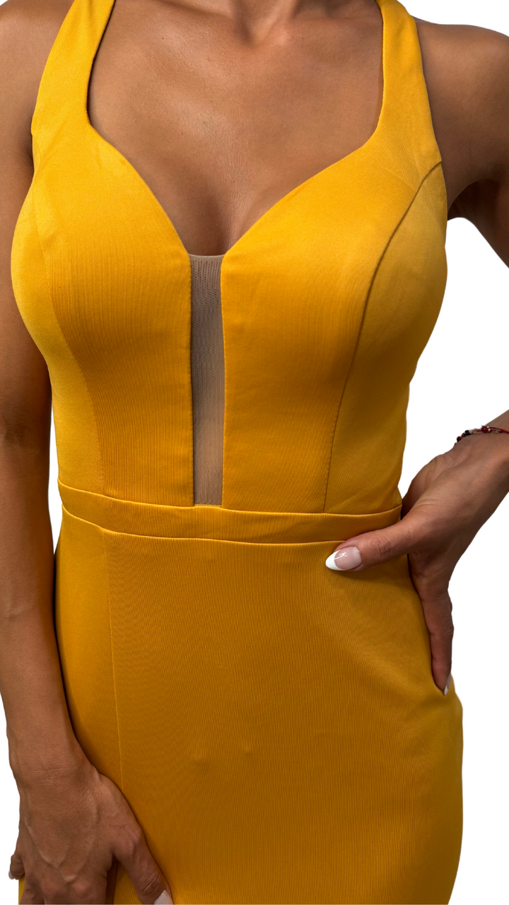 Vestido Lucia Mostaza