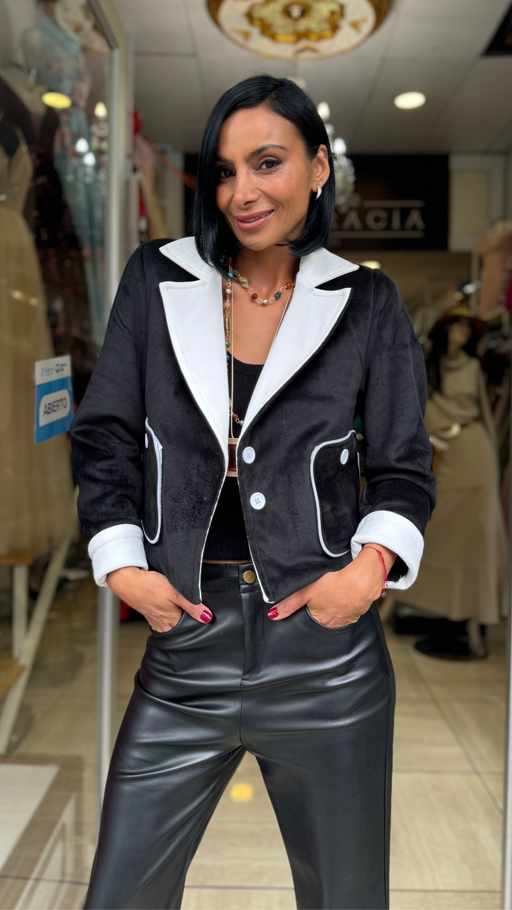 CHAQUETA RITA NEGRO
