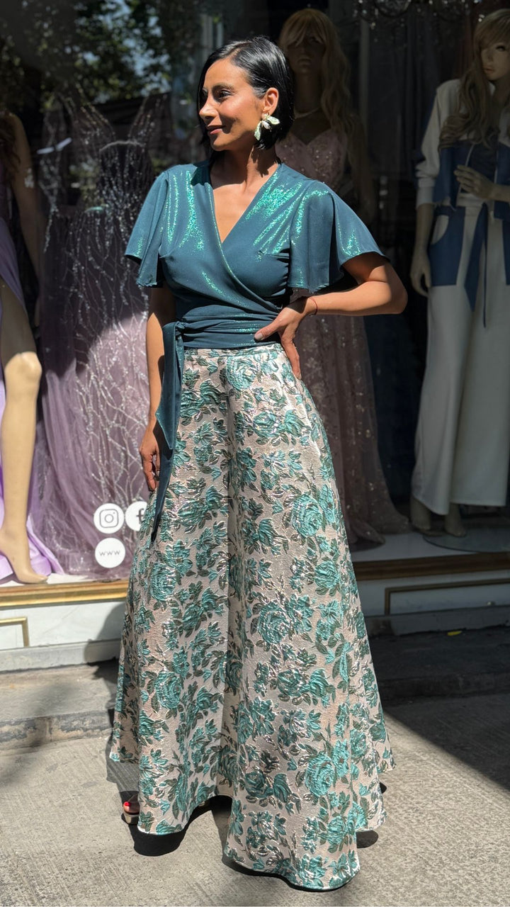 FALDA OLIVIA PRINT GREEN
