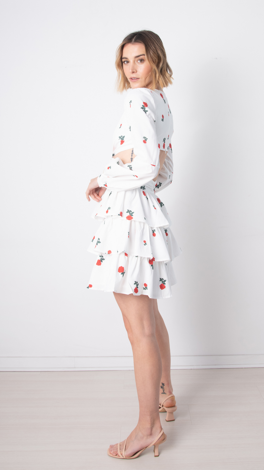 Vestido Anabella Blanco Print