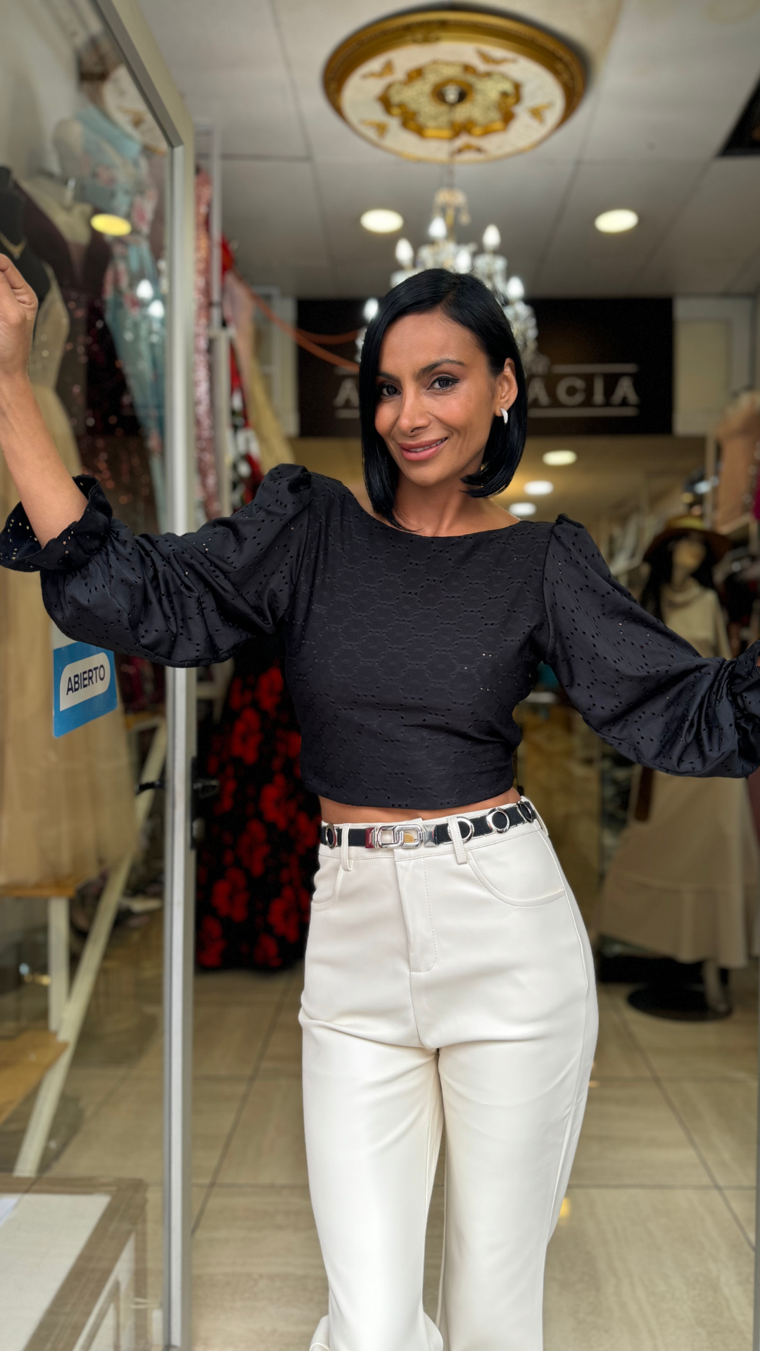 BLUSA GRECIA NEGRO