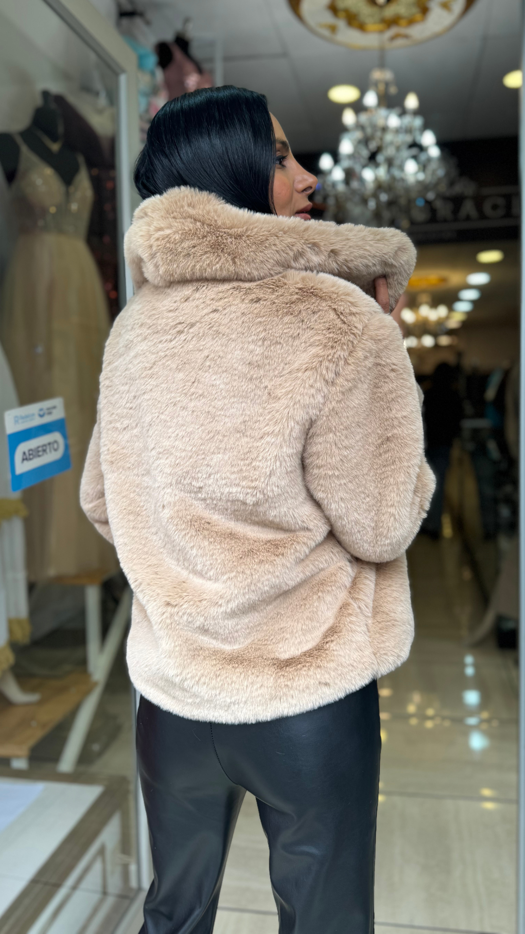 ABRIGO ANDREA BEIGE