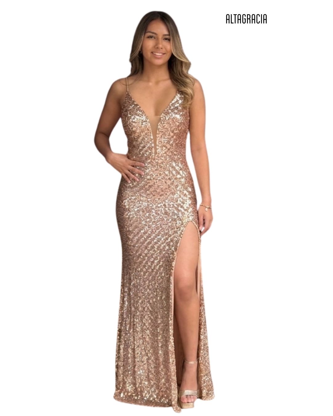 Vestido Anastasia Golden Rose