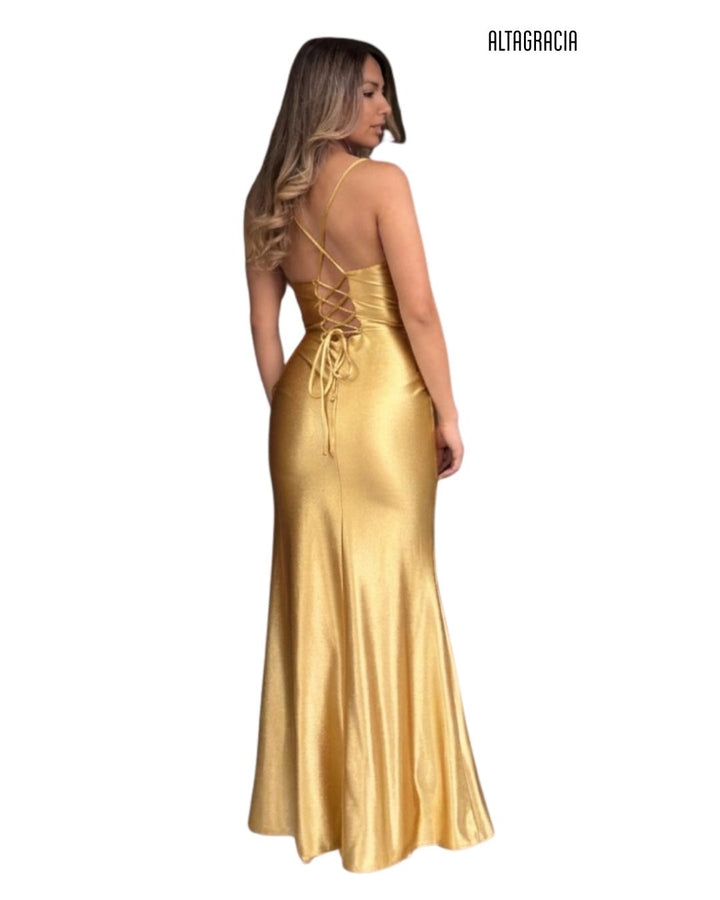 Vestido Selene Dorado