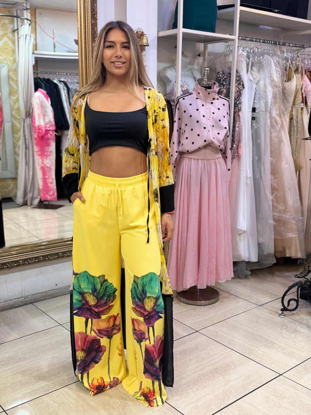Conjunto Flor Encaje