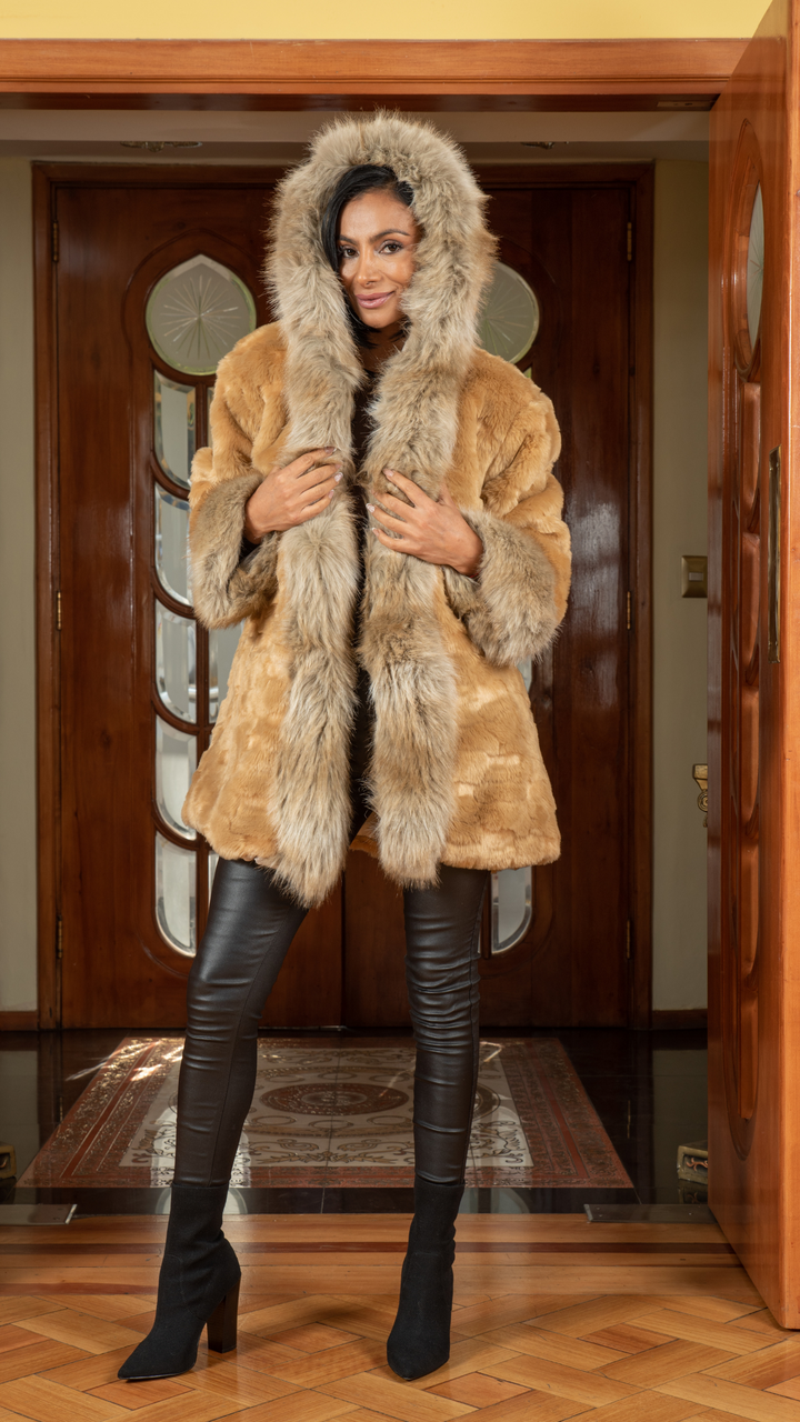 ABRIGO ROSARIO CAMEL
