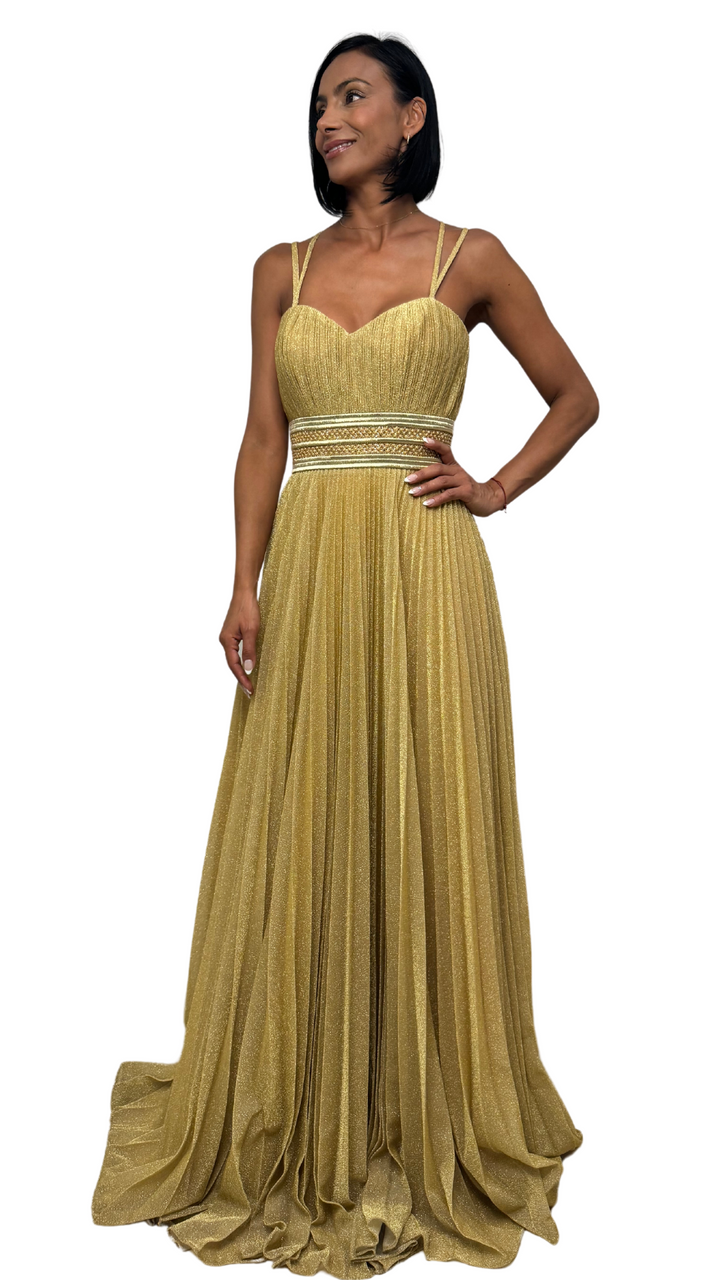 Vestido Grecia Dorado