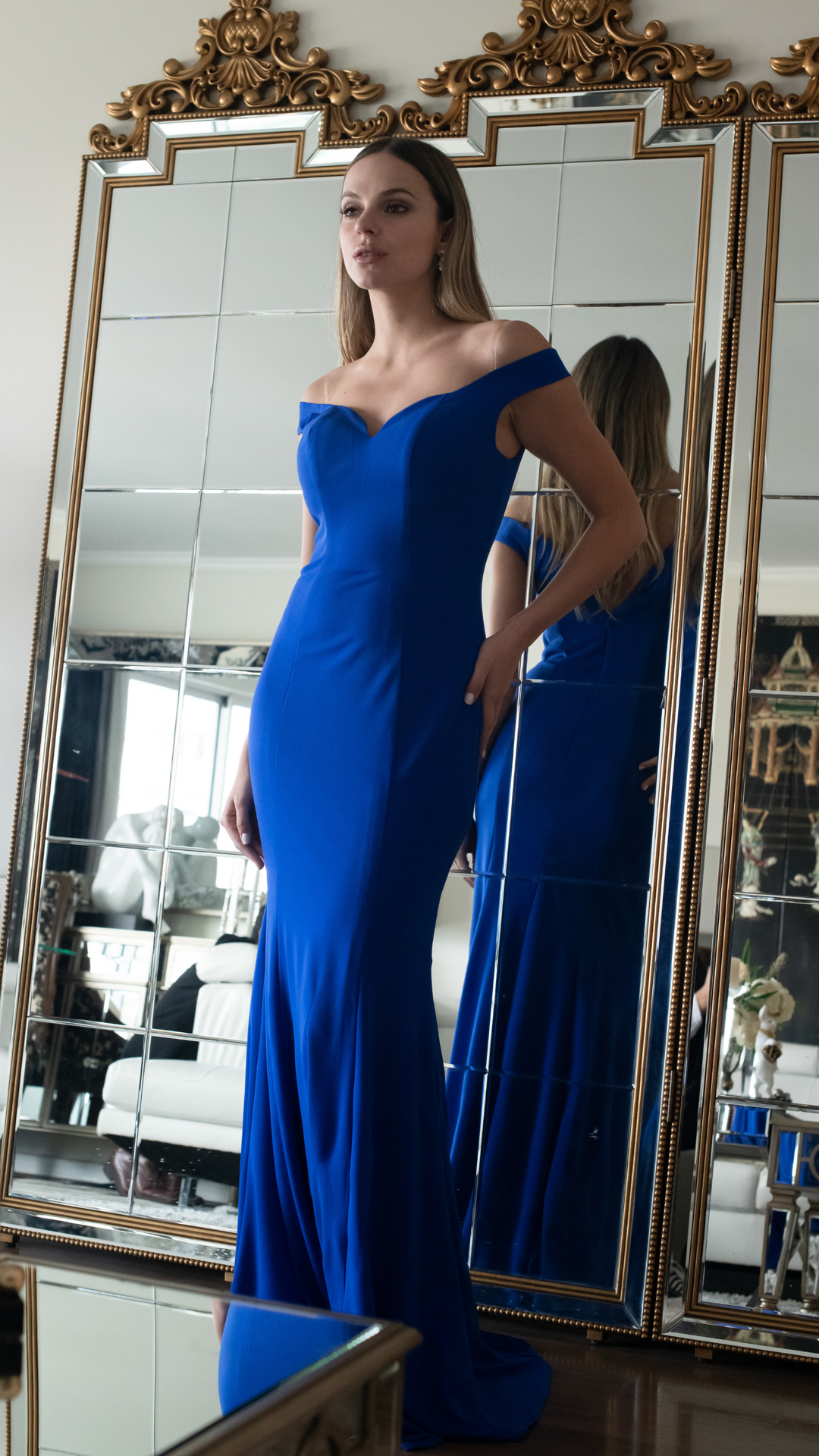 Vestido Leoni Azul