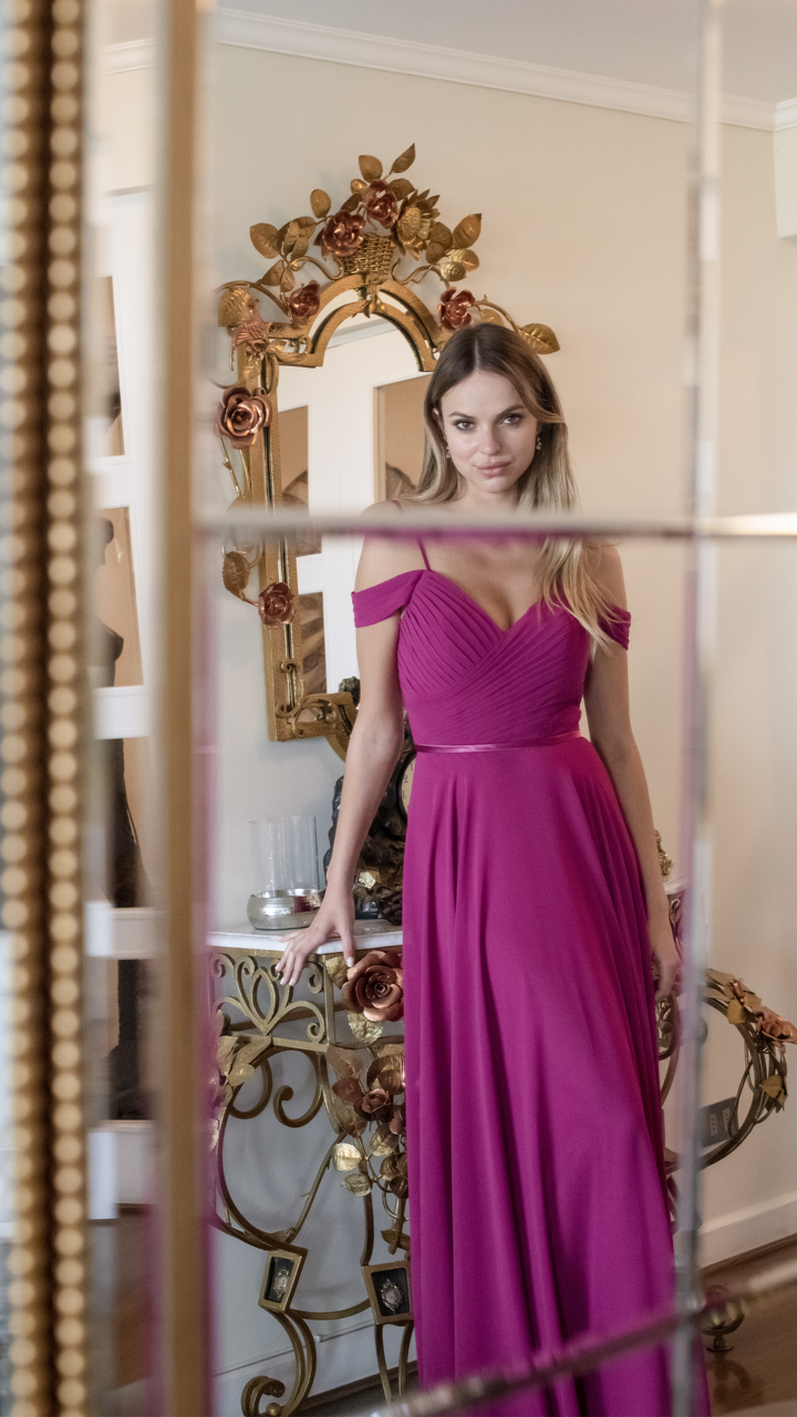 Vestido Trinidad Magenta