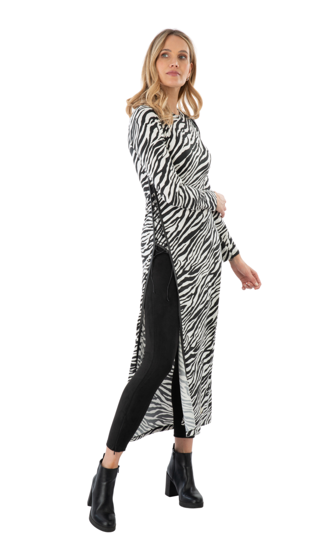 Vestido Liah Print Zebra