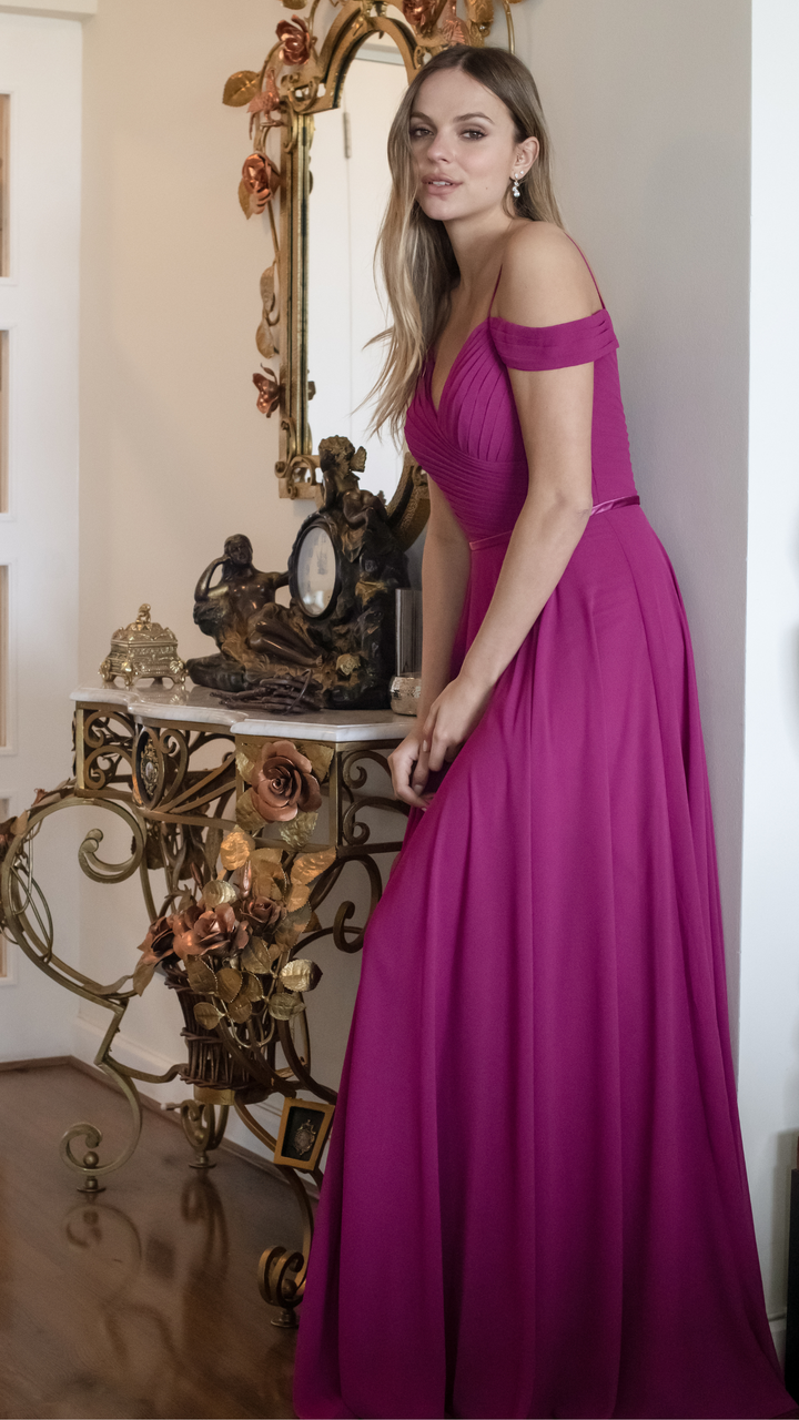 Vestido Trinidad Magenta