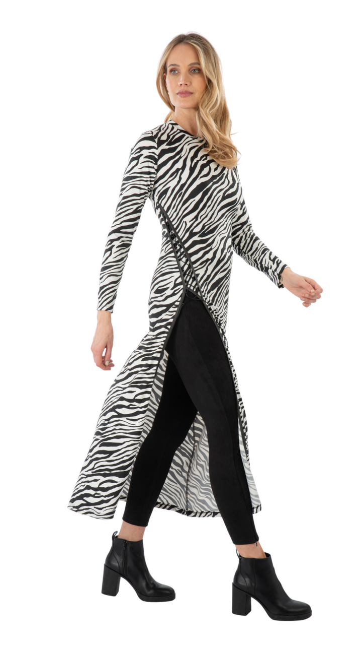 Vestido Liah Print Zebra