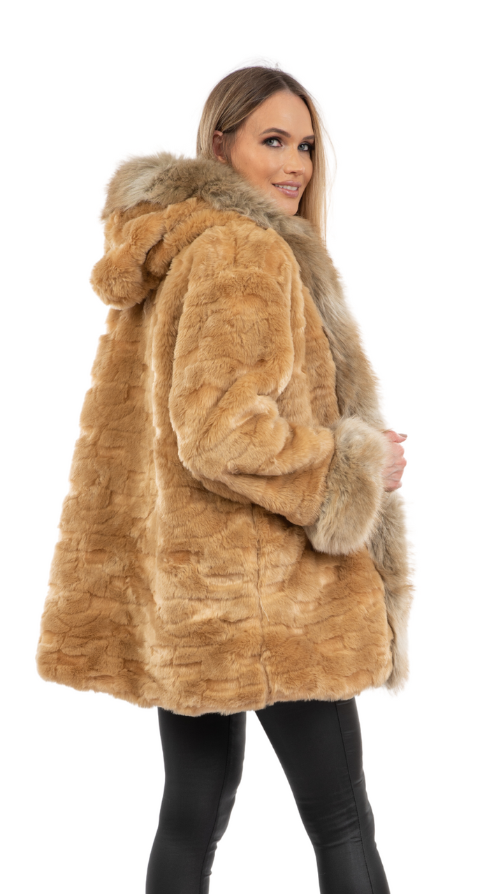ABRIGO ROSARIO CAMEL