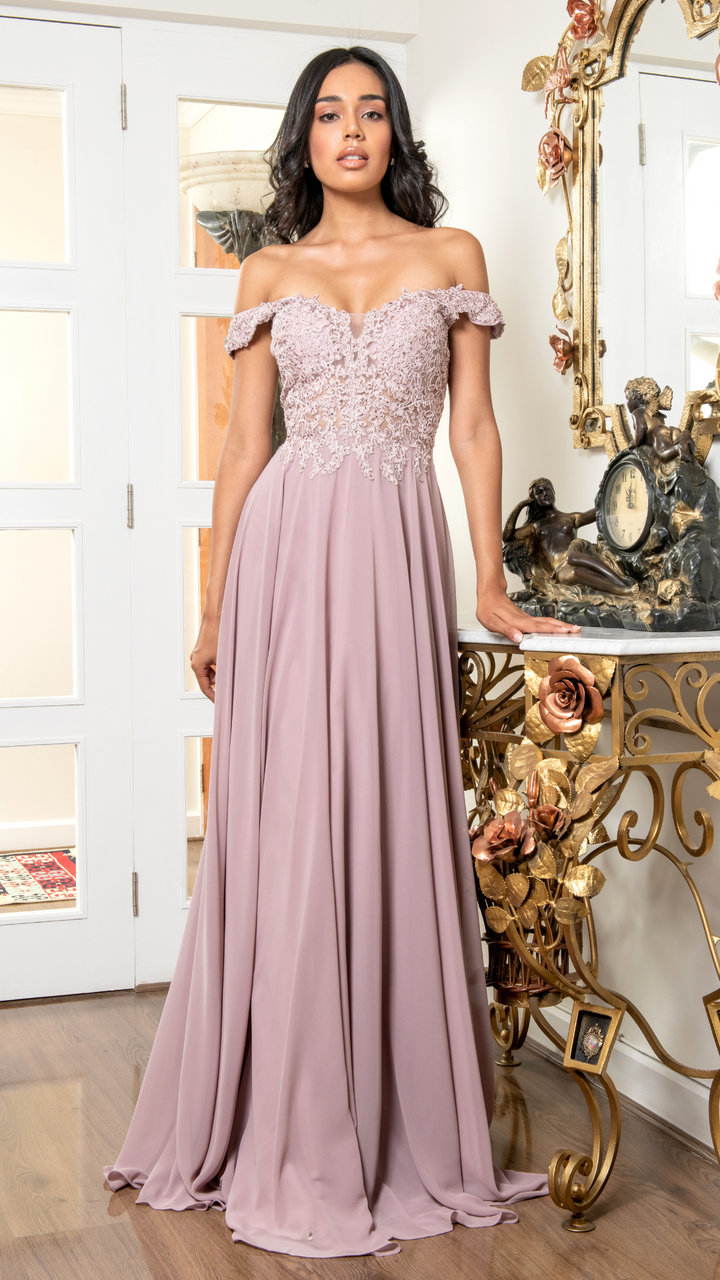 Vestido Calíope Malva