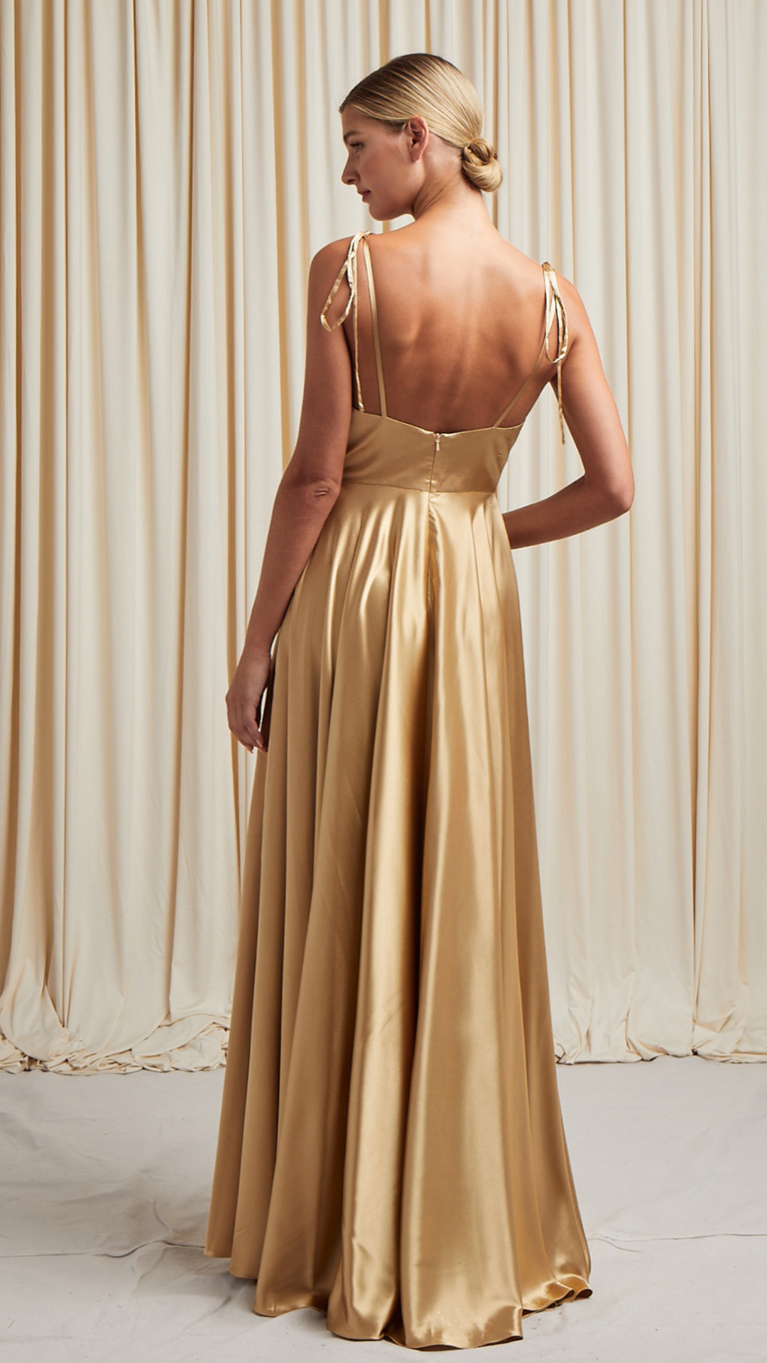 Vestido Isa Gold